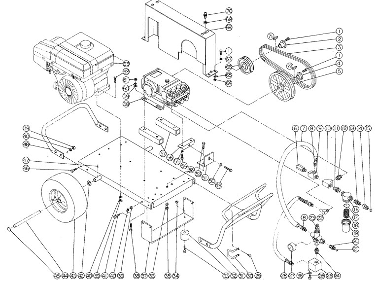 MITM JP-2205-0MB0 pressure washer parts and manual